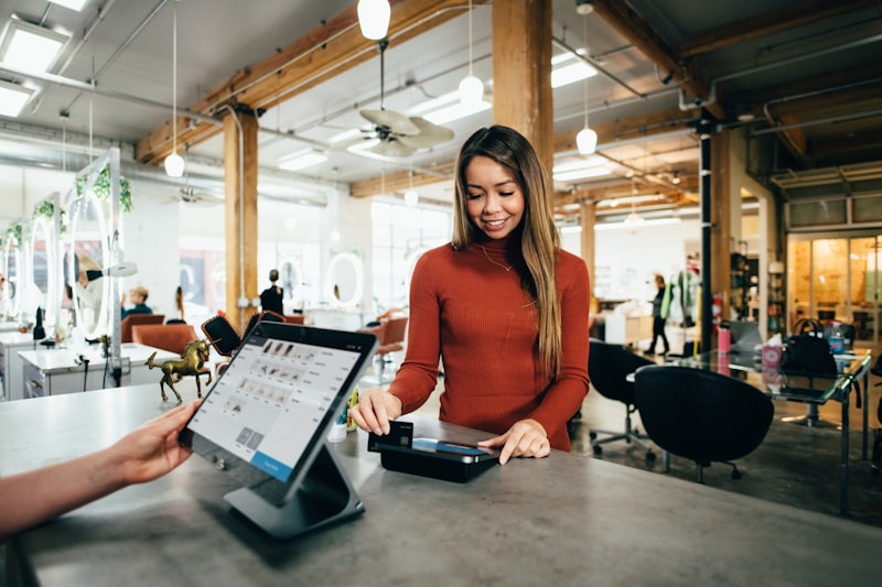 Paiement par carte au comptoir